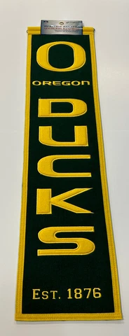 Oregon Ducks NCAA Winning Streak Embroidered Heritage Banner! Cover