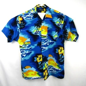  Koman Sport Hawaii Hawaiian Shirt Men's Medium Surf - Picture 1 of 5
