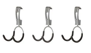 Rubbermaid Garage FastTrack Rail Compact Hook Bundle, 3-Pack, Satin Nickel,Steel - Picture 1 of 13