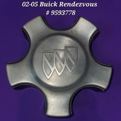 ⭐️ Tapa central rueda Buick Rendezvous 2002 2003 2004 2005 GM 9593778 Foto 1 de 4