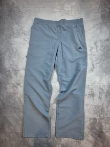 Adidas Vintage Trackpants S | Trainingshose Y2K retro 90s Jogging | Hellblau - Bild 1 von 6