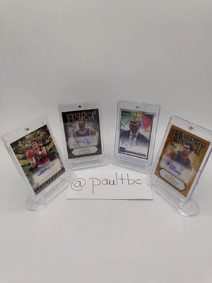 Topps Finest Anfernee Hardaway + Latrell Sprewell Stojakovic & Sabonis AUTO - Image 1 of 4