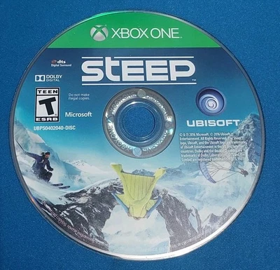 Steep (Microsoft Xbox One, 2016) Disc Only Tested & Working Great No tracking - Image 1 of 2