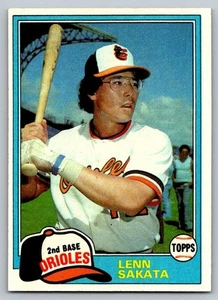 1981 Topps #287 Lenn Sakata Baltimore Orioles - Picture 1 of 2
