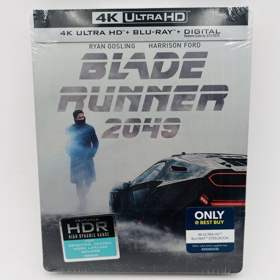 Blade Runner 2049 (DVD, SteelBook 4K Ultra HD Blu-ray/Blu-ray Only  Best Buy)