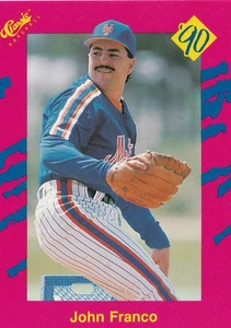 John Franco 1990 Classic Games, Inc #T19 New York Mets MLB FREE SHIPPING - Picture 1 of 2