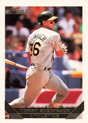 TERRY STEINBACH 1993 TOPPS BASEBALL GOLD #18 - Image 1 of 2