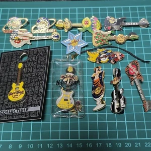 Juego de 13 prendedores de solapa Hard Rock Café Osaka Kobe Japón raro coleccionable - Imagen 1 de 12
