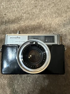 Minolta Hi-Matic 9 Easy Flash Film Camera w/45mm Rokkor Lens - Picture 1 of 8