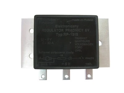 Elektronischer Regler Spannungsregler Laderegler Trabant DKW 6V 30A - Bild 1 von 2