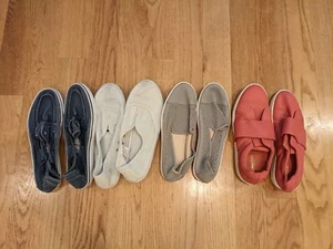 4 Lot Men's Calvin Klein Shoes Sneakers 40 walking pink white gray 10 9.5 blue - Picture 1 of 6