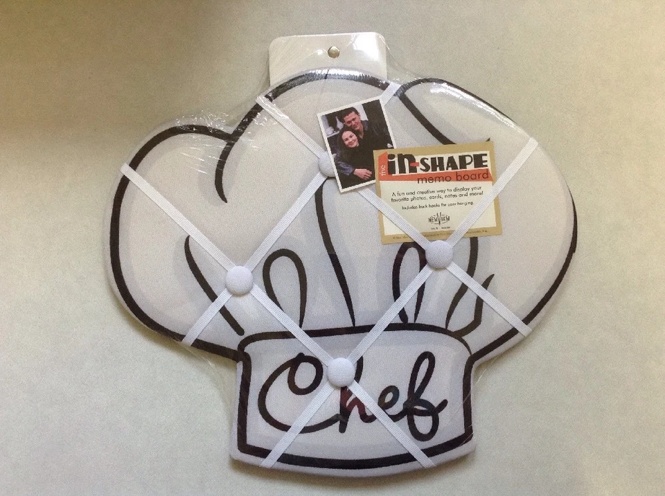 New In Plastic The In-Shape Memo Board Chef Hat Magnetic Memo Board - Image 1 of 2