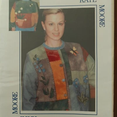 2002 Kaye Moore Wool Color-Blocked Jacket Sewing Pattern KM-02-01 🌼 - Image 1 of 4