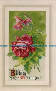 R045111 Birthday Greetings. Roses. Wildt and Kray. London. 1910 - Picture 1 of 2