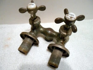 VTG Antique Bathroom Kitchen Sink Bath Tub Faucet Architectural Salvage - Picture 1 of 6