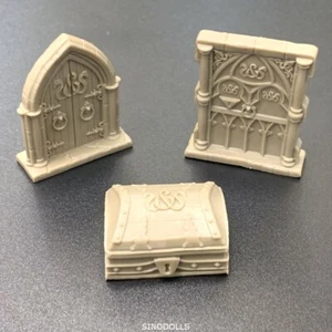 3PCS Doors and Chests Miniatures For Sword & Sorcery Board Game Model TRPG Toys - Picture 1 of 9