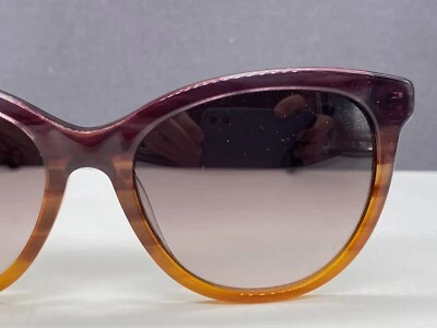 Carolina Herrera Sunglasses Woman Round Red Brown Oval Panto She 750 NP 212 € - Image 1 of 4