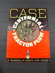 Folleto Case "Centennial Tractor Arado" 1933 - Imagen 1 de 5