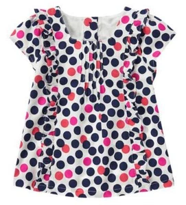 Gymboree Ciao Puntos de Cachorro Top Azul Blanco Talla 3T 4T 5T Precio de venta sugerido por el fabricante $25 Nuevo con etiquetas - Imagen 1 de 1