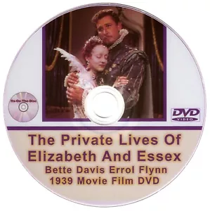 The Private Lives of Elizabeth and Essex 1939 Bette Davis Errol Flynn Film DVD - Imagen 1 de 9