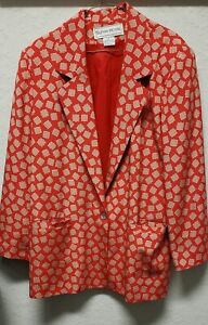 Evan Picone Vintage Red Jacket/Blazer - Size 12
