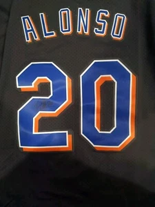 Pete Alonso New York Mets Custom Baseball Signed Autographed Jersey - Picture 1 of 3