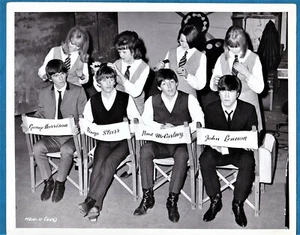 8x10 vintage photo Beatles haircut rock pop group musician music c 1965 - Picture 1 of 2