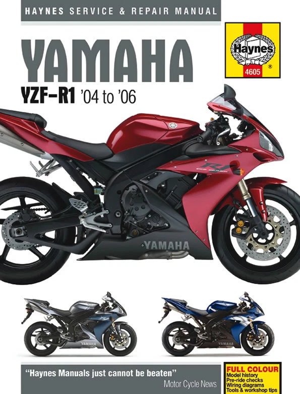Haynes Manual 4605 for Yamaha YZF-R1 (04 - 06) workshop/service/repair - Image 1 of 1