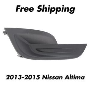 Cubierta de luz antiniebla delantera texturizada lado derecho del pasajero para Nissan Altima 2013-2015 - Imagen 1 de 6