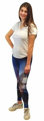 Leggings elásticos para mujer The Crow Brandon Lee como Eric Draven Foto 1 de 4