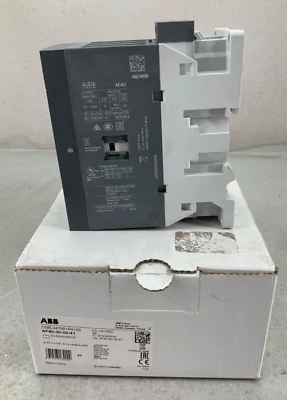 NEW ABB AF40-30-00-41 CONTACTOR 24-60V DC 50/60Hz 70A 3:18.5kW-400V AC - Image 1 of 4