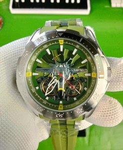 Invicta Aviator Automatik Herrenuhr 44685 SS Gehäuse Silikonband WR100M - Bild 1 von 24