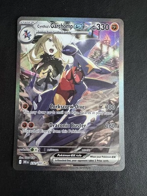 Cynthia's Garchomp ex 232/182 Sv10: Destined Rivals Holo - Image 1 of 2