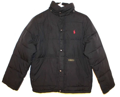 Abrigo chaqueta acolchada acolchada con aislamiento de plumón Polo Ralph Lauren mediano 10-12 para niños Foto 1 de 4