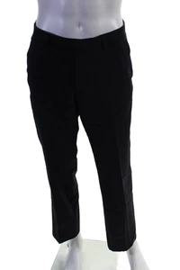 Boss Hugo Boss Mens Wool Striped 4 Pocket Flat Front Dress Pants Navy Size 34R - Picture 1 of 5
