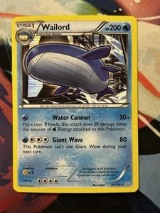 Pokémon TCG Wailord Dragons Exalted 26/124 Holo Rare MP - Picture 1 of 3