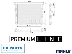 Radiator, engine cooling for BMW MAHLE CR 938 000P - Picture 1 of 4
