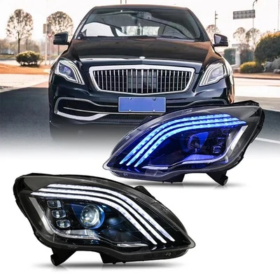 Conjunto de faros LED delanteros para Benz W251 Clase R R300 R350 2010-2017 DRL Foto 1 de 4