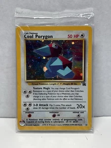 Cool Porygon 15 - Pokemon Wizards Black Star Promo Card Holo SEALED - Picture 1 of 2