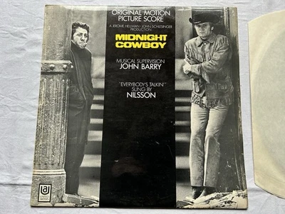 JOHN BARRY - MIDNIGHT COWBOY OST VG VINYL LP 1969 NILSSON - EVERYBODY'S TALKIN' - Image 1 of 4