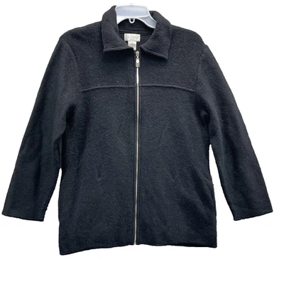 Chaqueta Studio Works 100 % lana para mujer mediana preppy mínima atletismo deporte años 90 Foto 1 de 4