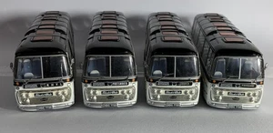 Four CORGI Daimler Plaxton Panorama Black & White Motorways Ltd Coaches OO Gauge - Picture 1 of 14