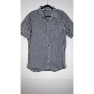 Travis Mathew Men's XL Short Sleeve Button Down Gingham Check Shirt - Image 1 of 4