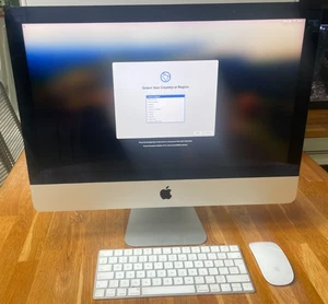 iMac 21.5" 2019 4K Retina 3.6GHz Quad Intel Core i3 | 1TB HDD | w keyboard & ms - Picture 1 of 5