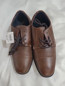 American Eagle brown dress shoes boys size 1.5 - Picture 1 of 6