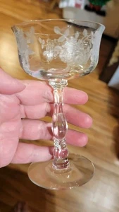 One Fostoria Willowmere Champagne/Tall Sherbet 5 5/8” 6 OZ. Vástago único individual - Imagen 1 de 12