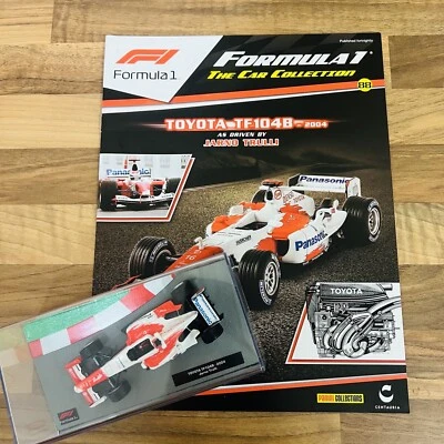 Toyota TF104B 2004 Jarno Trulli F1 Fórmula Uno cargador colección de coches + coche #88 Foto 1 de 4