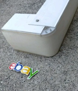 Genuine OEM Hunter Douglas Cream Stucco Vertical Blind Head Rail Valence 48.75" - Picture 1 of 6