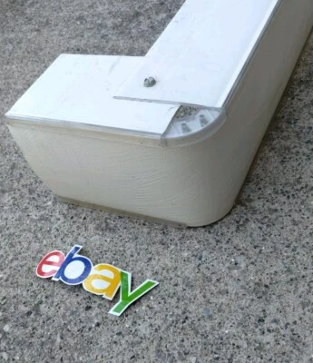 Genuine OEM Hunter Douglas Cream Stucco Vertical Blind Head Rail Valence 48.75" - Image 1 of 4