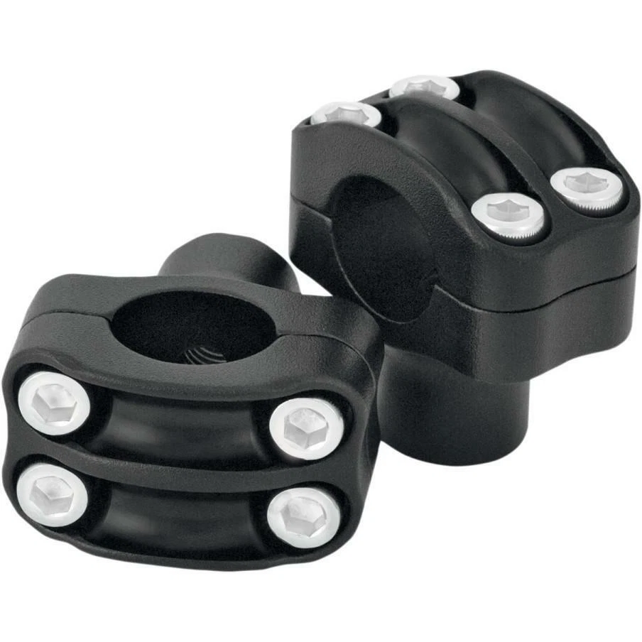 Roland Sands Nostalgia 4-Bolt 1-1/2" tall Black Ops Risers 0208-2050-SMB Foto 1 de 1